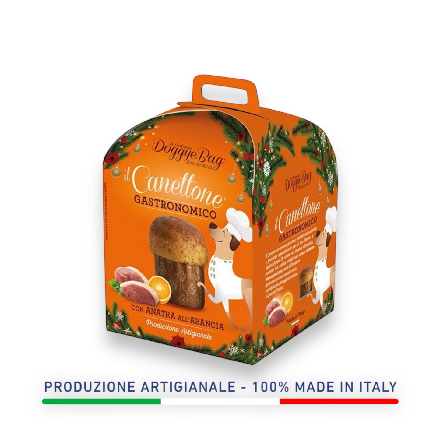 Panettone Il Canettone per cani artigianale DoggyeBag all'anatra