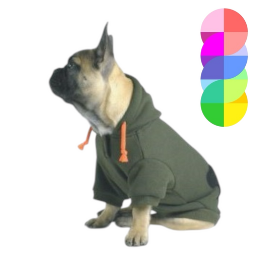 Felpa con cappuccio per cani