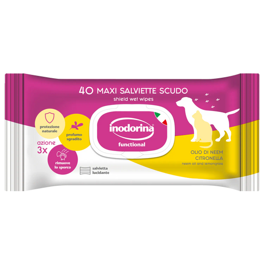 Salviette Scudo per cani Inodorina