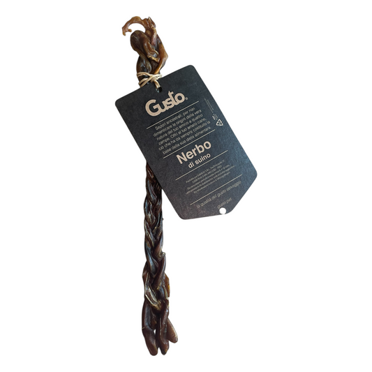 Masticativo per cani in nerbo di maiale essiccato