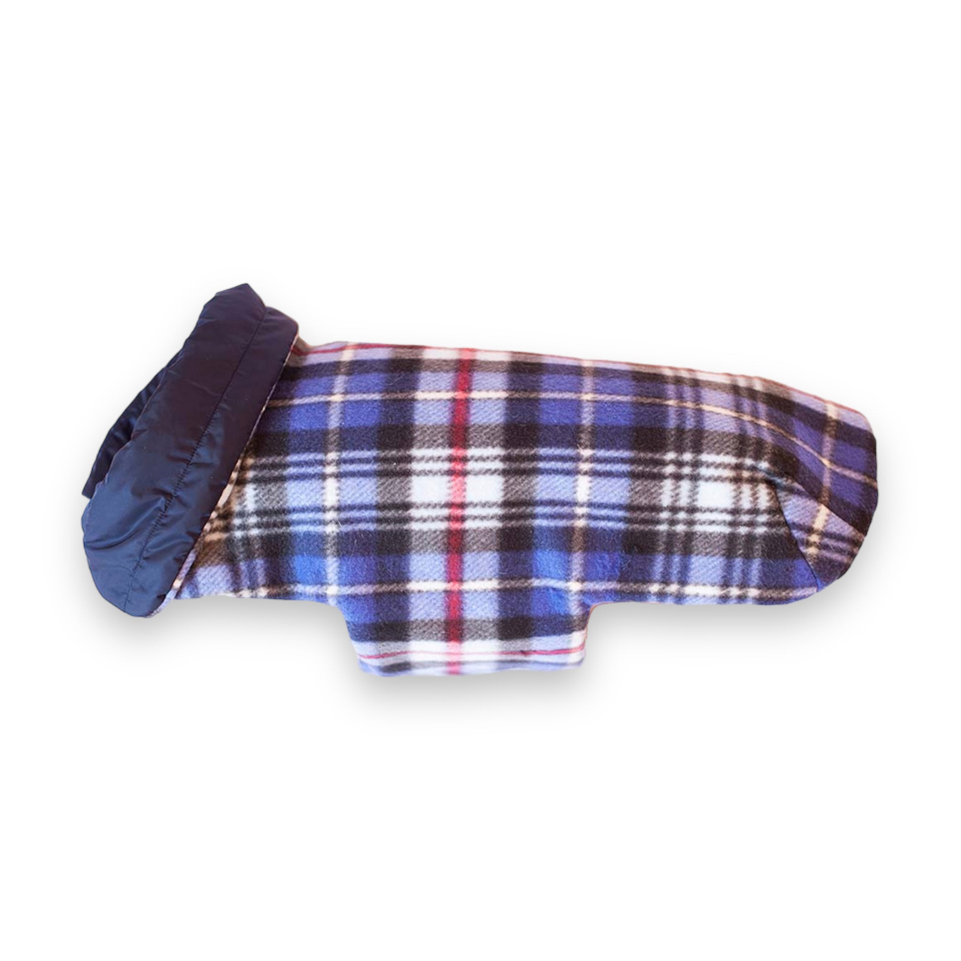 Lussianinda - Cappottino Cani Impermeabile Blu Notte Fatto A Mano