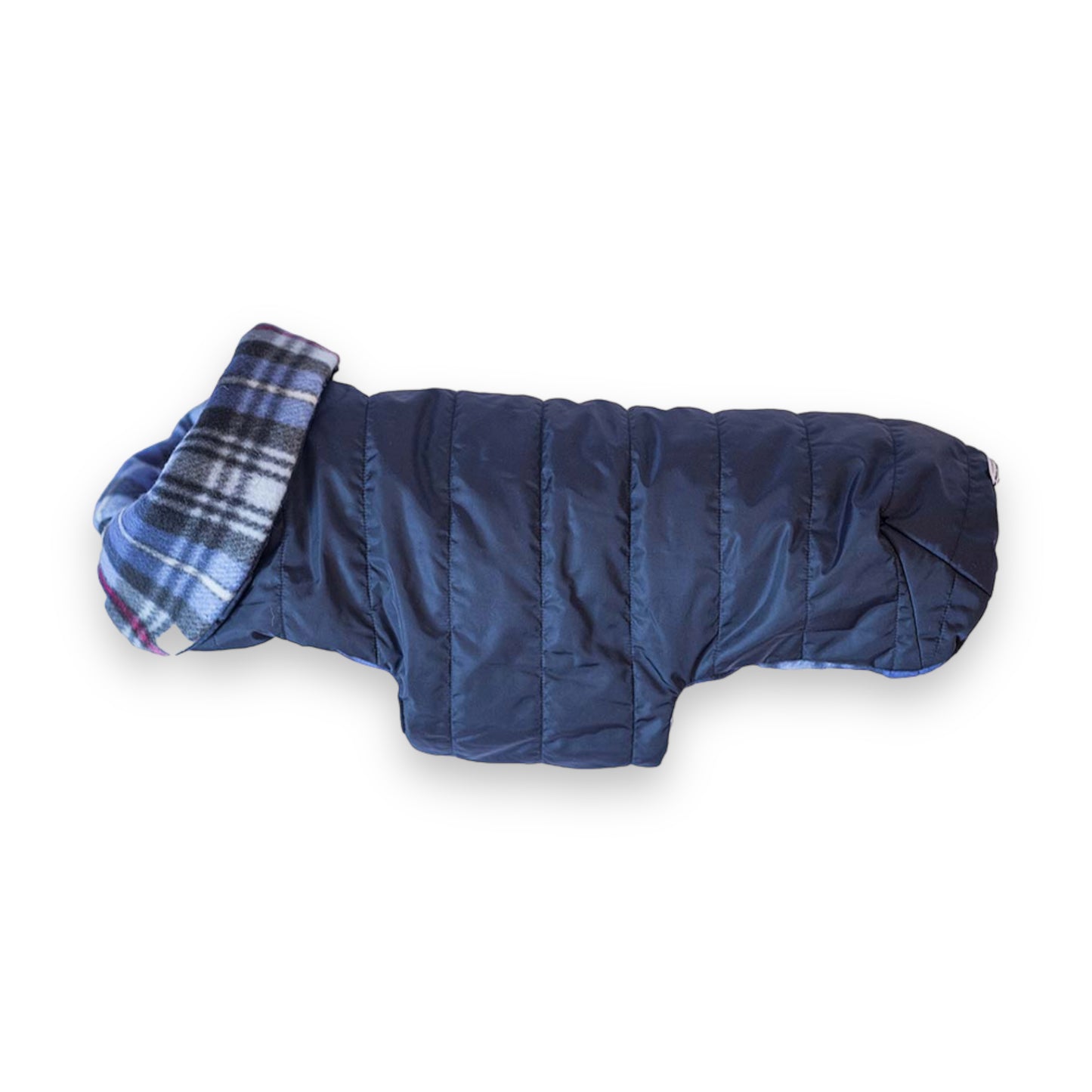 Lussianinda - Cappottino Cani Impermeabile Blu Notte Fatto A Mano