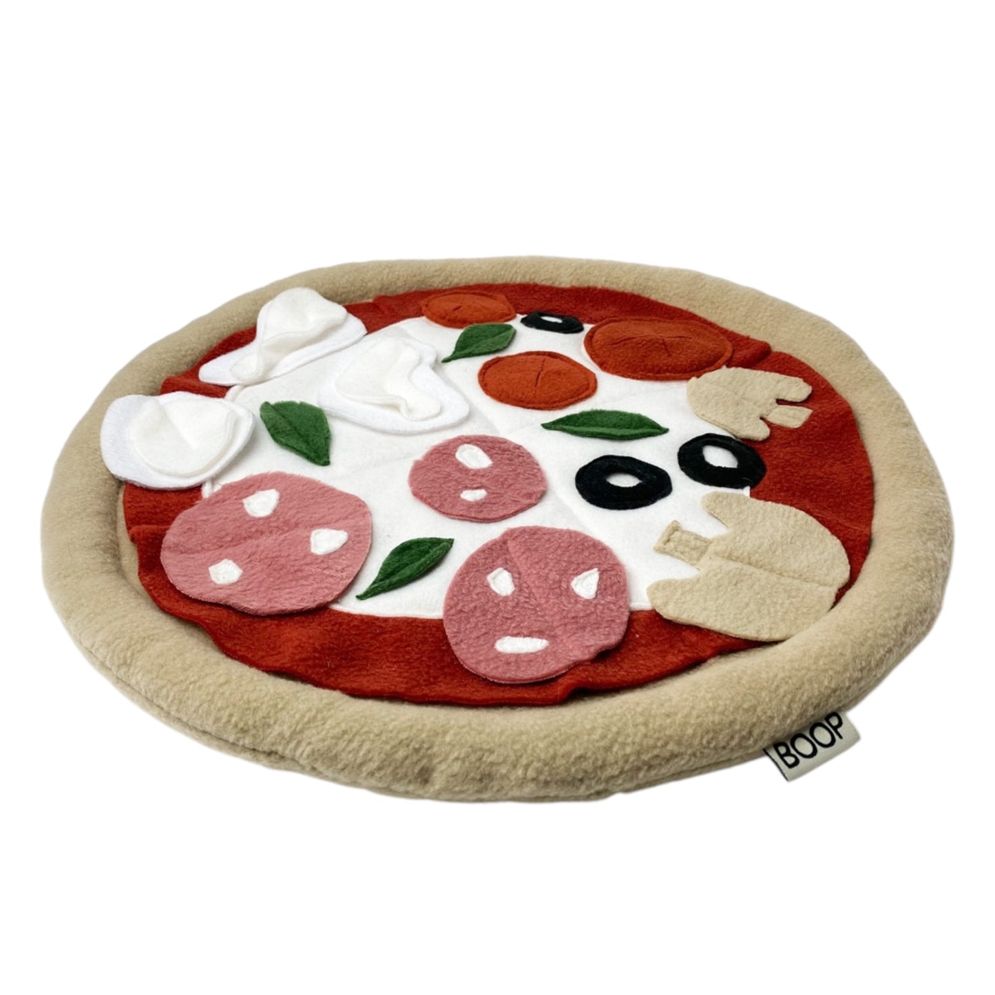 Gioco olfattivo per cani a forma di pizza