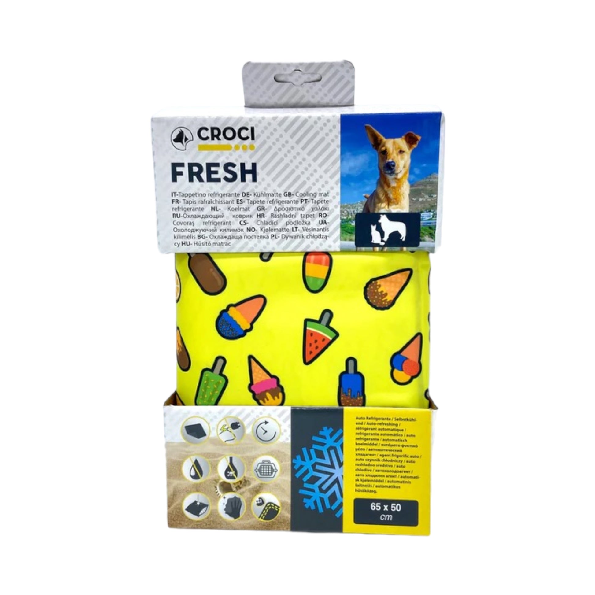 Tappetino al gel auto-refrigerante per cani Fresh Croci
