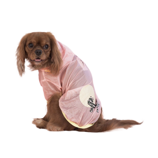 United pets Easy Rain Light impermeable per cani rosa