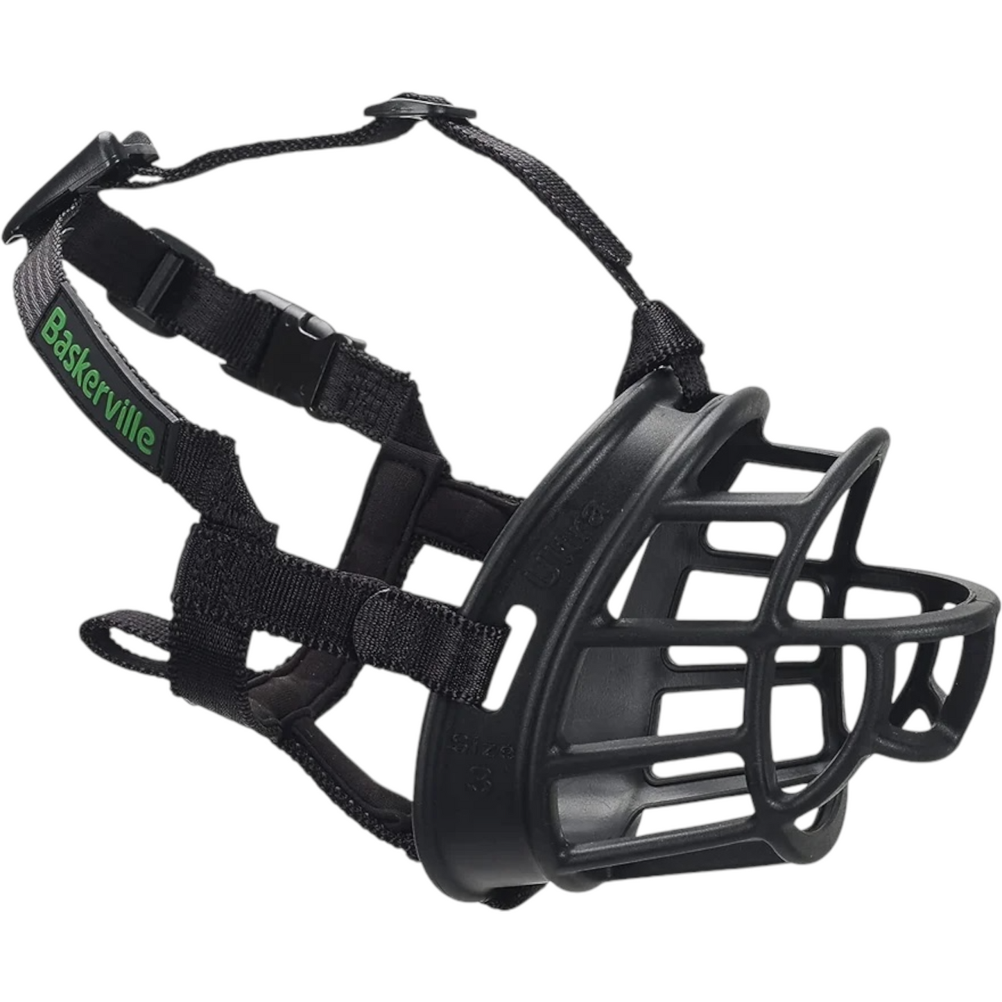 Baskerville Ultra Muzzle museruola TPR dettaglio cinturini imbottiti – comfort uso prolungato