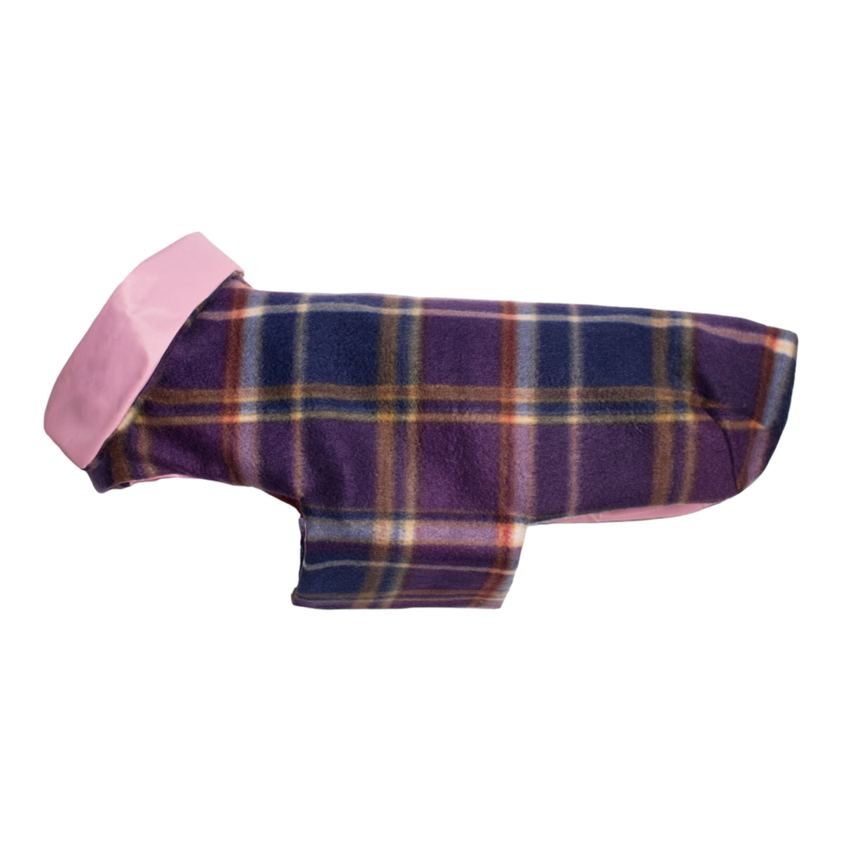 Dettaglio delle chiusure in velcro del cappottino impermeabile - Lussianinda per cani