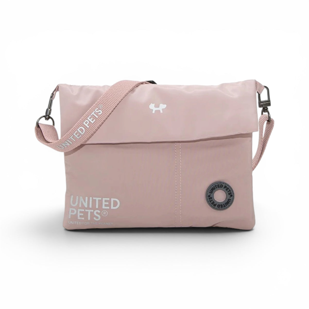 City Bag CityLife United Pets rosa – borsa da passeggio per cani con tasca portasacchetti e chiusura magnetica