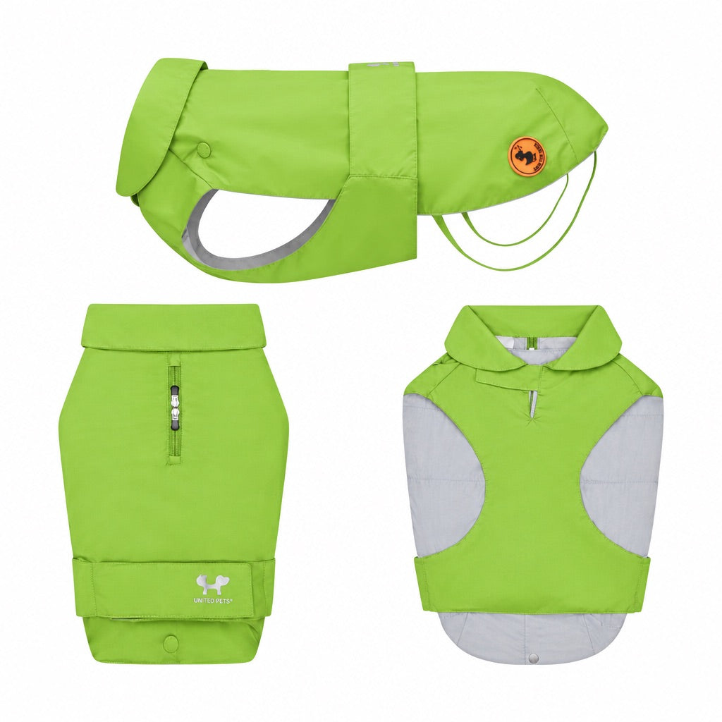 Impermeabile imbottito per cani 2 in 1