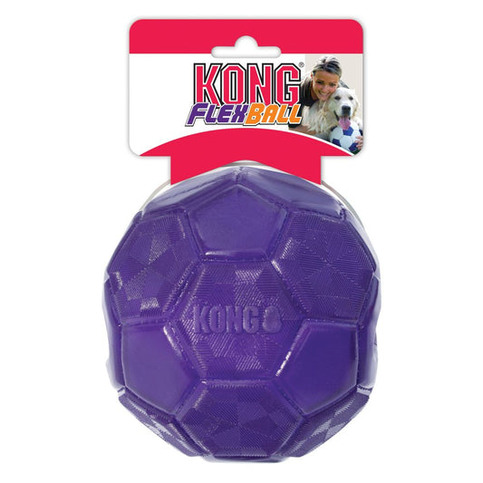 Palla per cani Kong FlexBall viola