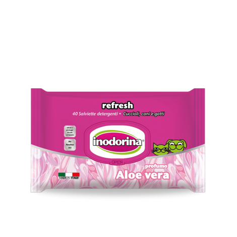 INODORINA - SALVIETTE DETERGENTI PER CANI REFRESH