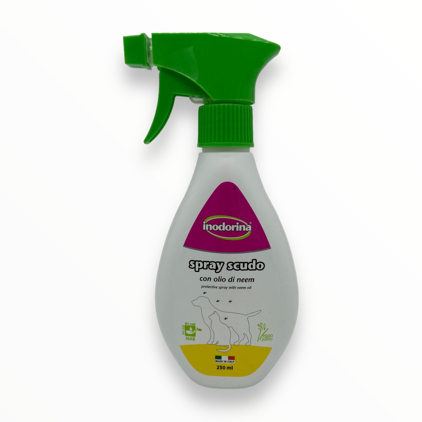 Repellente spray insetti e parassiti cani