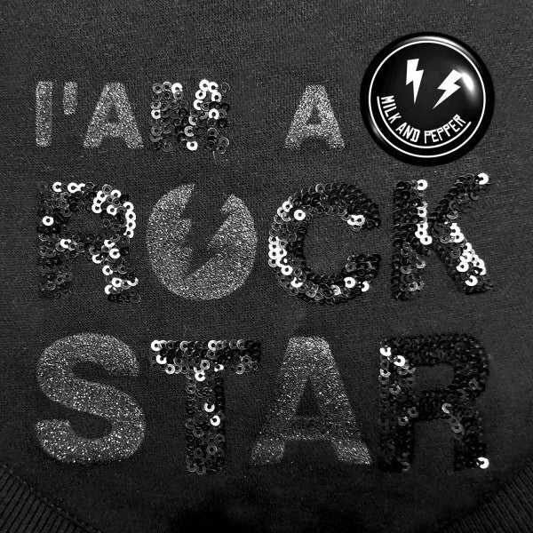 MILK&PEPPER - OZZY ROCK STAR FELPA CON CAPPUCCIO
