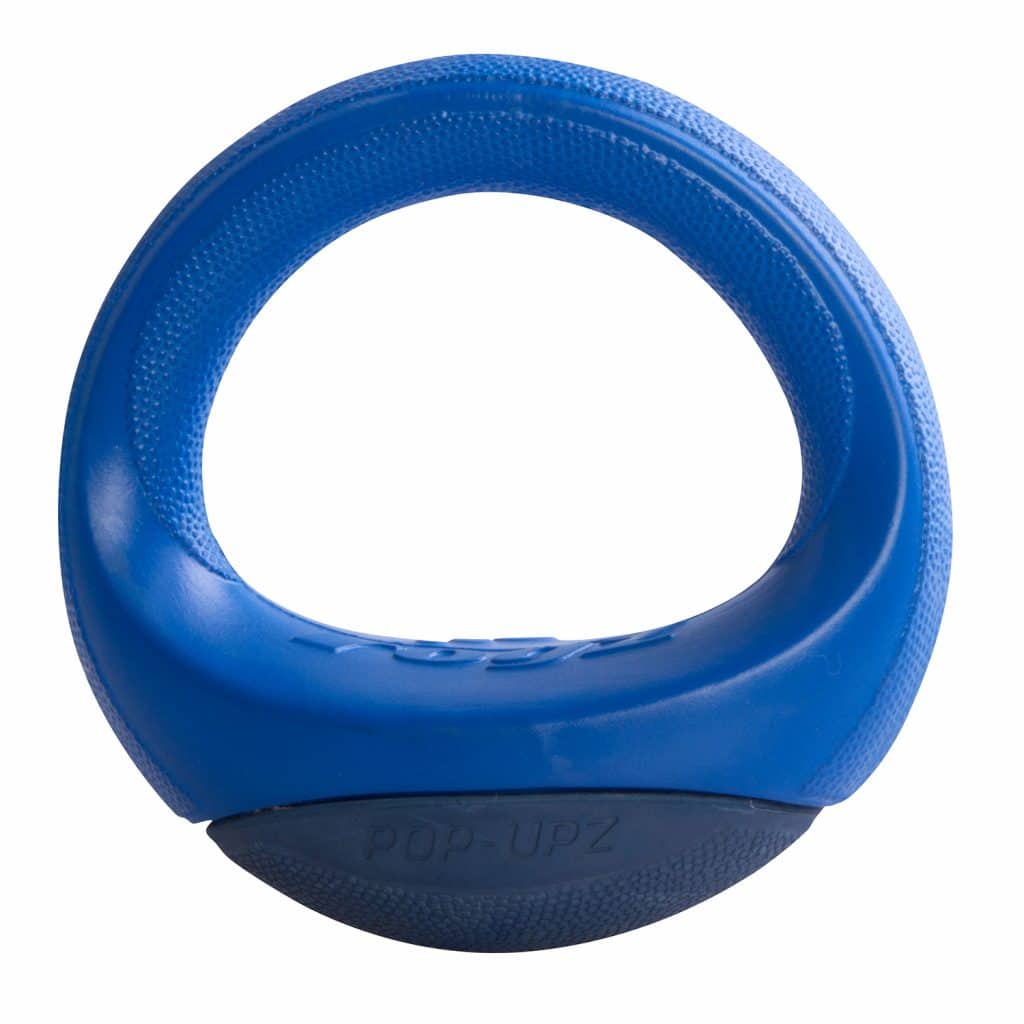 Rogz Pop-Upz blu – gioco galleggiante per cani con presa facile, ideale per mare, lago e piscina