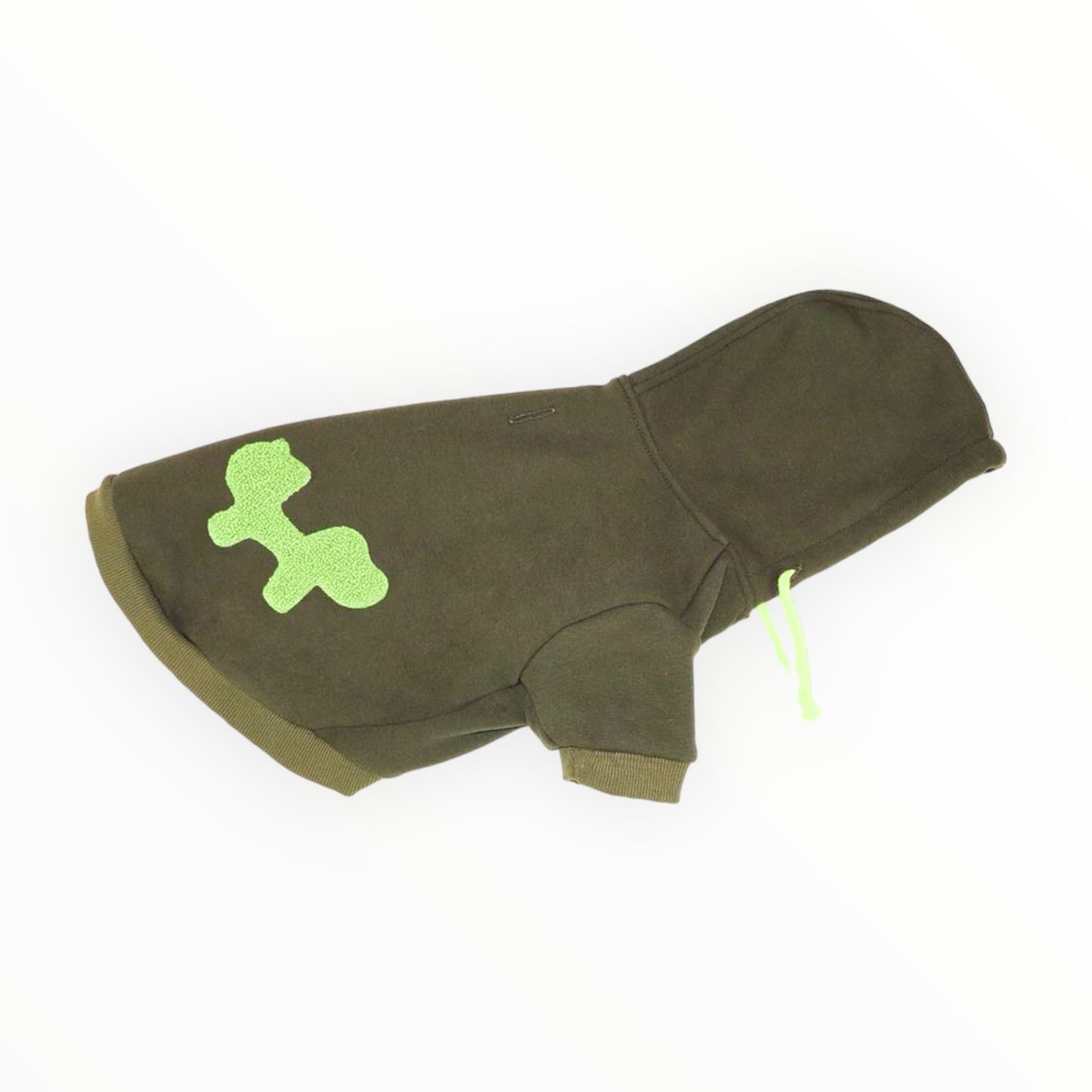 Bull Dress No Stress United Pets - felpa con cappuccio per cani, variante Verde/Lime
