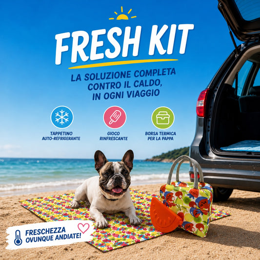 Kit rinfrescante da viaggio per cani | DOG IS GOOD