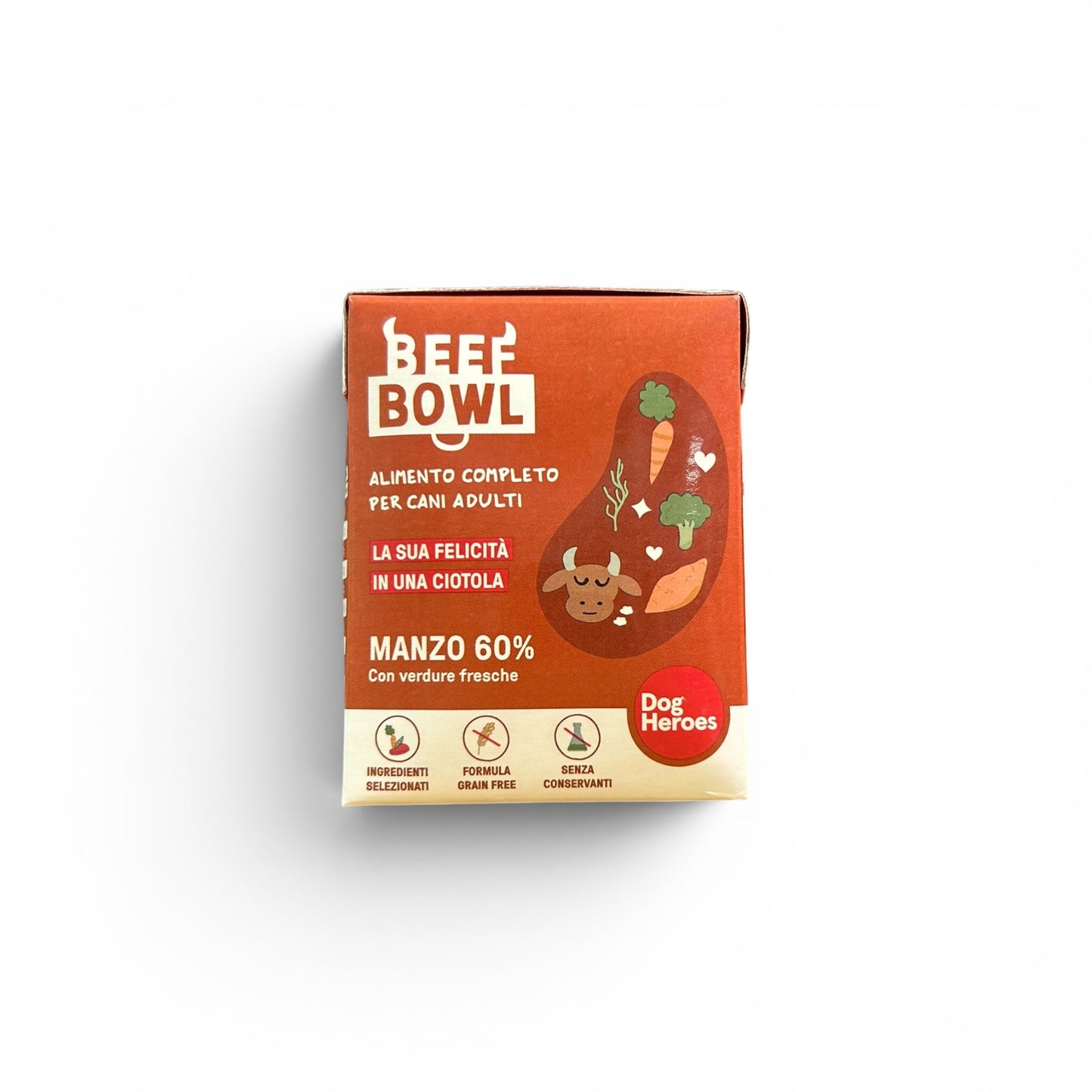 Dog Heroes Turkey Bowl – cibo fresco per cani al tacchino 60%, grain free, senza conservanti, 390g – Dog Is Good