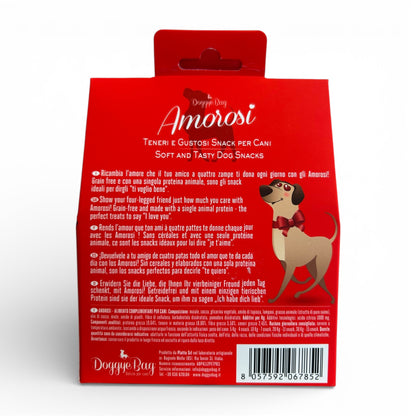 Biscotti per cani di San Valentino gli Amorosi DoggyeBag retro confezione