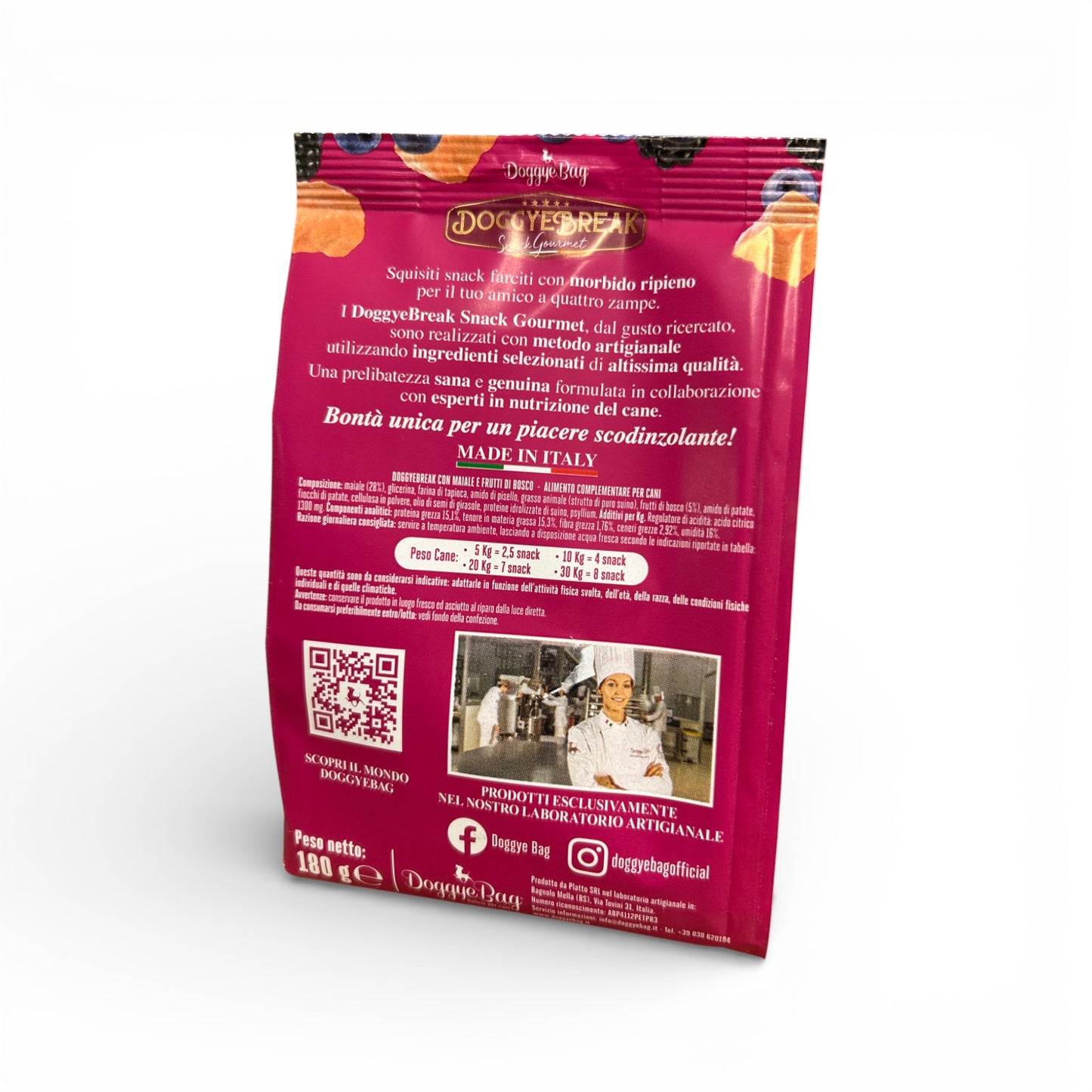 Biscotti per cani monoproteici e grain free.