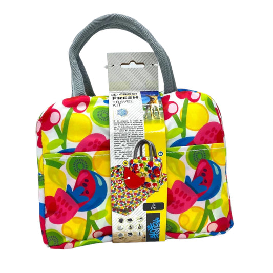 Kit rinfrescante Croci Fresh Travel per cani – Tappetino gel 65x50 cm, borsa frigo e ghiacciolo inclusi-