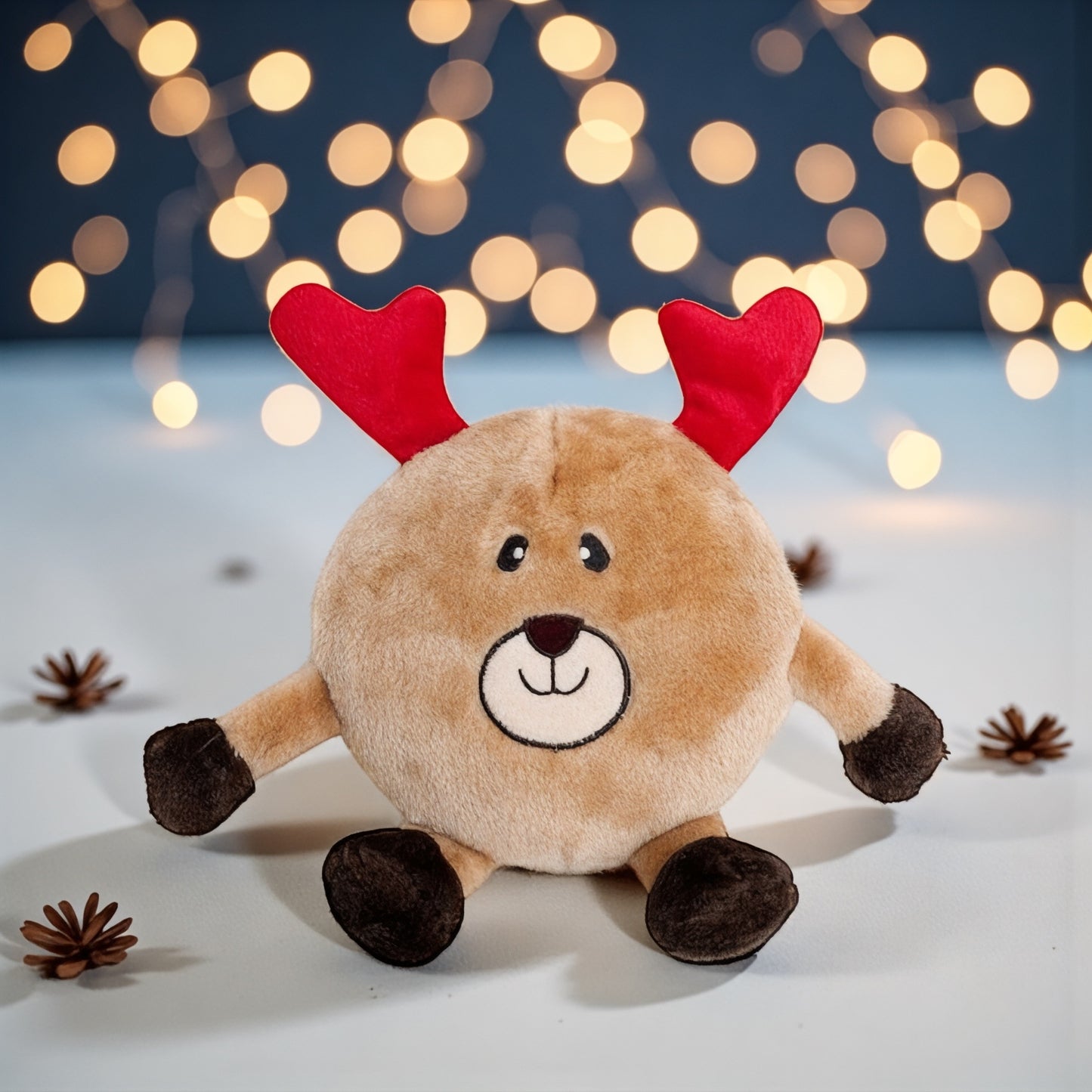 Gioco per cani sonoro a forma di renna natalizia ZippyPaws