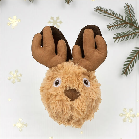 Gioco per cani natalizio a forma di renna