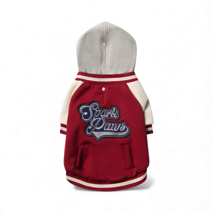 Spark Paws felpa con interno in pile e cappuccio