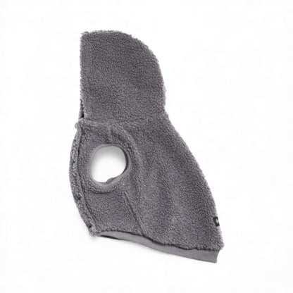 Felpa per cani in peluche Teddy Sherpa grigia