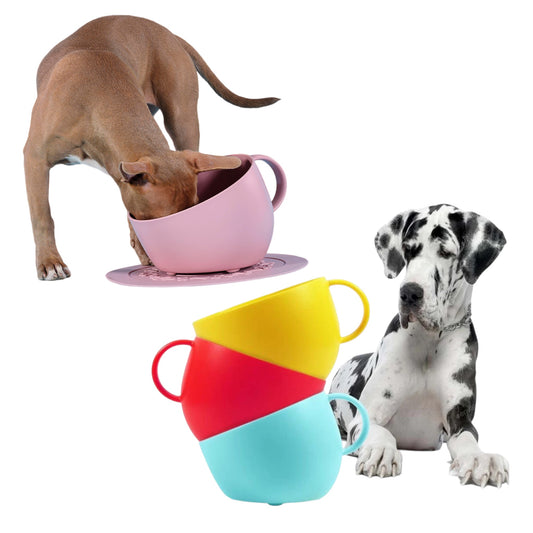 United Pets - Set Cup Ciotola Per Cani Completa Di Tappetino