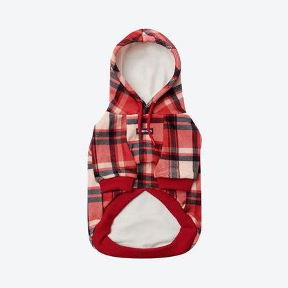 Felpa Spark Paws Red Plaid