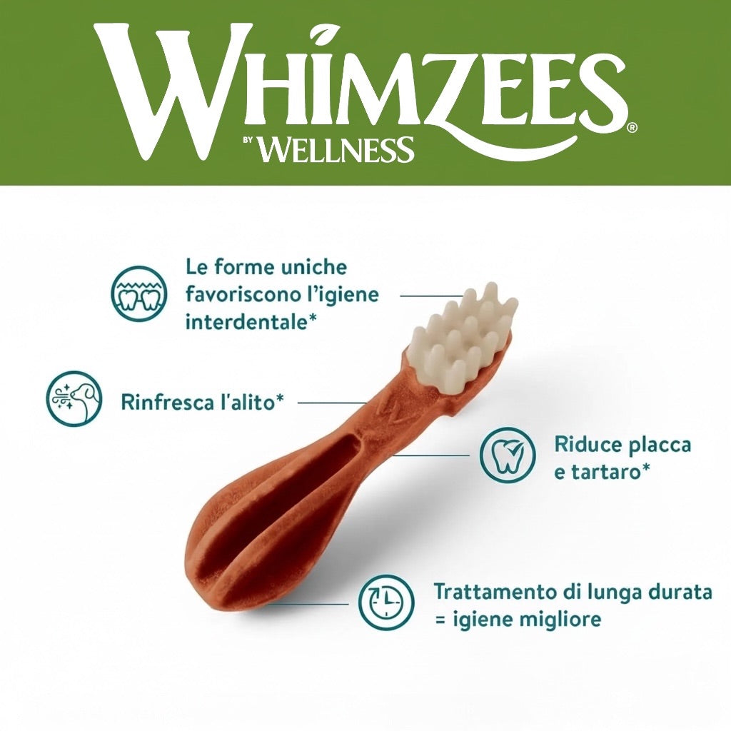 Snack per cani vegetale Whimzees.