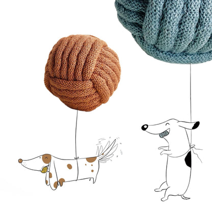 Bouncin – pallina morbida e silenziosa in cotone riciclato per cani | Boop The Snoot | DOG IS GOOD