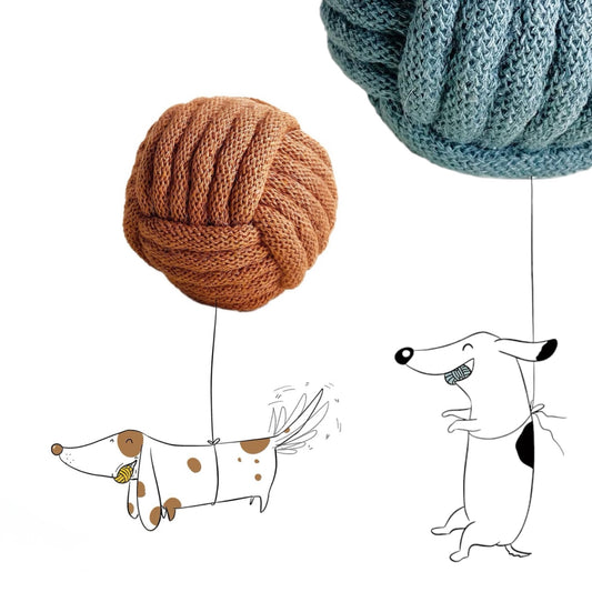 Bouncin – pallina morbida e silenziosa in cotone riciclato per cani | Boop The Snoot | DOG IS GOOD