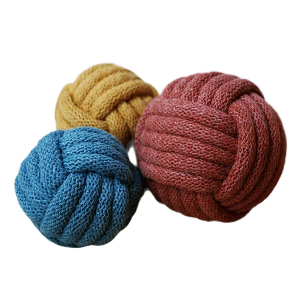 Bouncin – dettaglio intreccio pallina in cotone riciclato per cani | Boop The Snoot | DOG IS GOOD