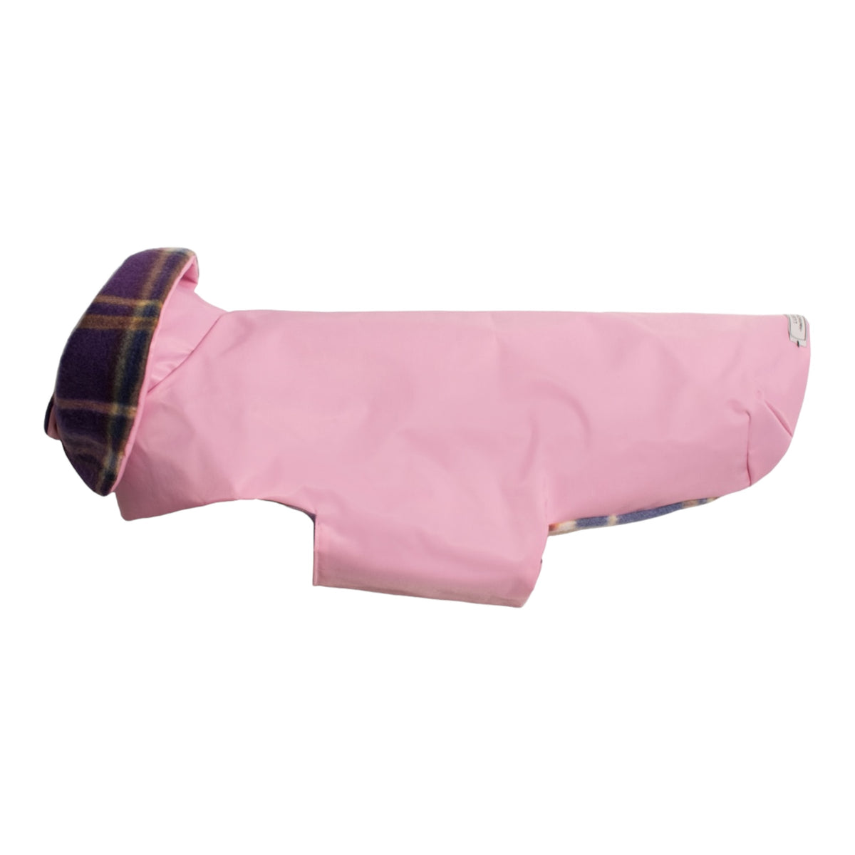 Fodera tecnica tartan del cappottino impermeabile reversibile - Lussianinda per cani