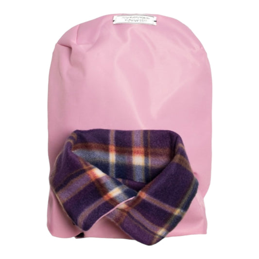 Cappottino impermeabile artigianale nella variante rosa baby - Lussianinda per cani