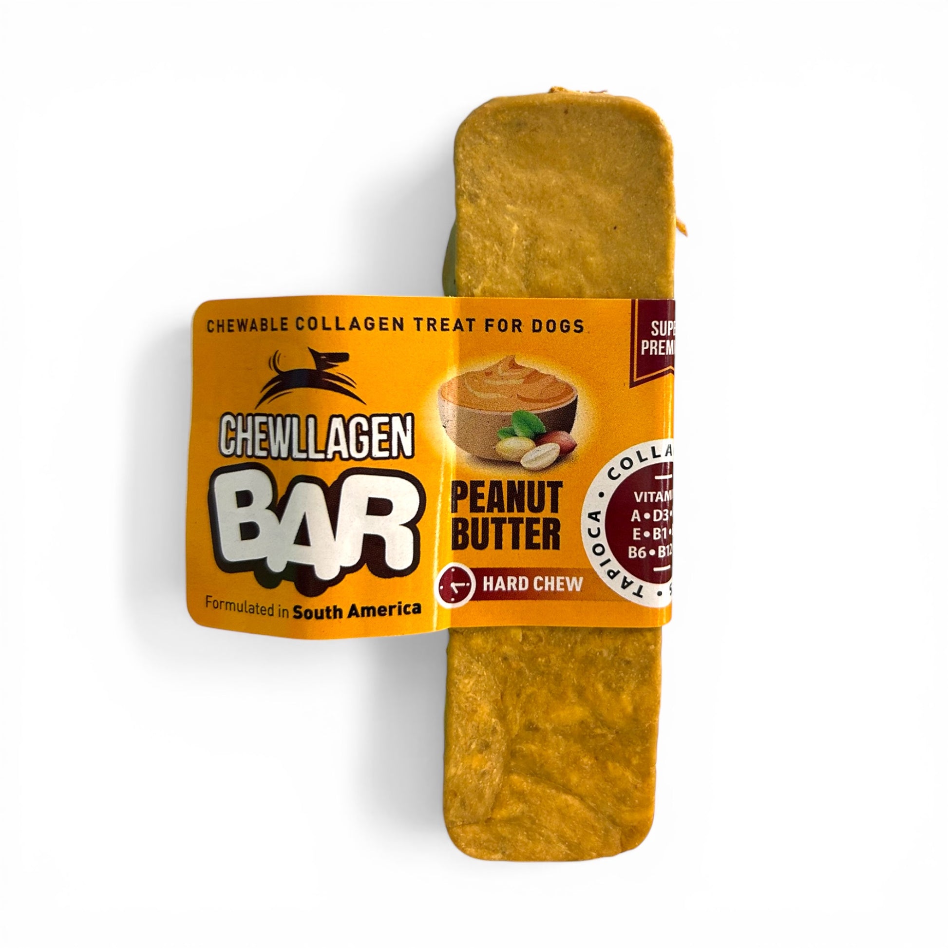 Chewllagen Peanut Bar – masticativo con collagene e vitamine per cani | DOG IS GOOD