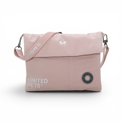 City Bag CityLife United Pets rosa – borsa da passeggio per cani con tasca portasacchetti e chiusura magnetica