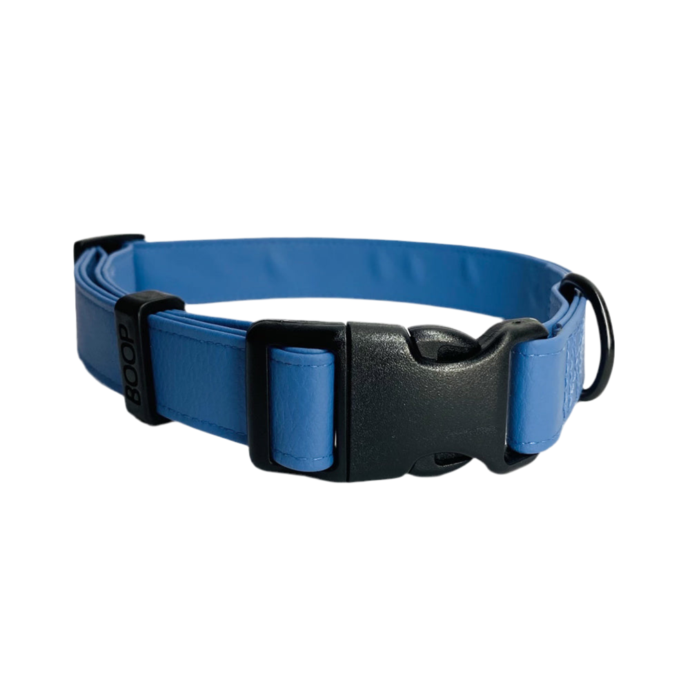 Collare in silicone colore azzurro per cani – impermeabile, ipoallergenico, Made in Italy | Boop The Snoot