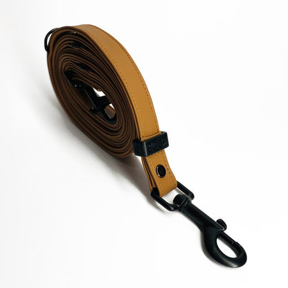 Guinzaglio da addestramento in silicone colore Mostarda – regolabile 110-180 cm, Made in Italy | Boop The Snoot