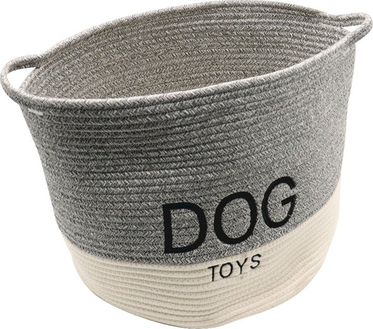 Cesta portaoggetti per giochi del cane capiente e decorativa - Homy Toydog Croci
