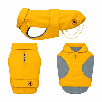 Impermeabile imbottito per cani 2 in 1