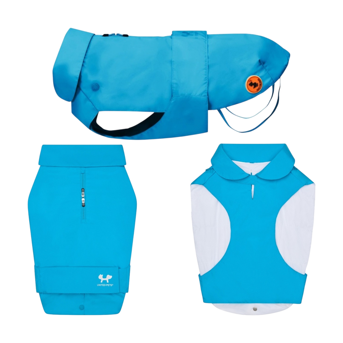 Impermeabile 2 in 1 con imbottitura staccabile variante blu nettuno - Impermeabile Save The Duck