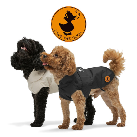 Cane che indossa l'impermeabile 2 in 1 quattro stagioni - Impermeabile Save The Duck