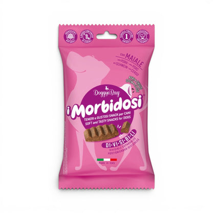 Snack morbido monoproteico al maiale per cani - I Morbidosi DoggyeBag