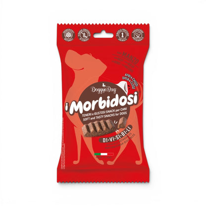 Snack morbido monoproteico al manzo per cani - I Morbidosi DoggyeBag