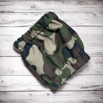 Cuffie paraorecchie handmade Camo per Cocker e Basset Hound protezione spighe - Dog Is Good