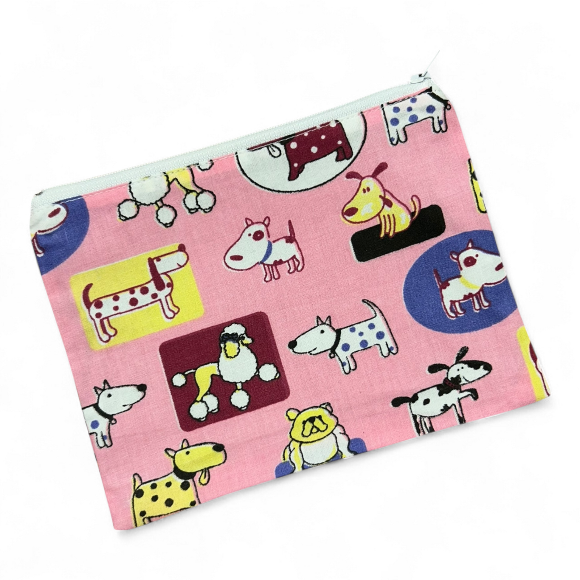 Pochette artigianale a tema cane Stile C fatta a mano a Milano - Lussianinda