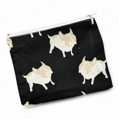 Pochette artigianale a tema cane Stile D fatta a mano a Milano - Lussianinda