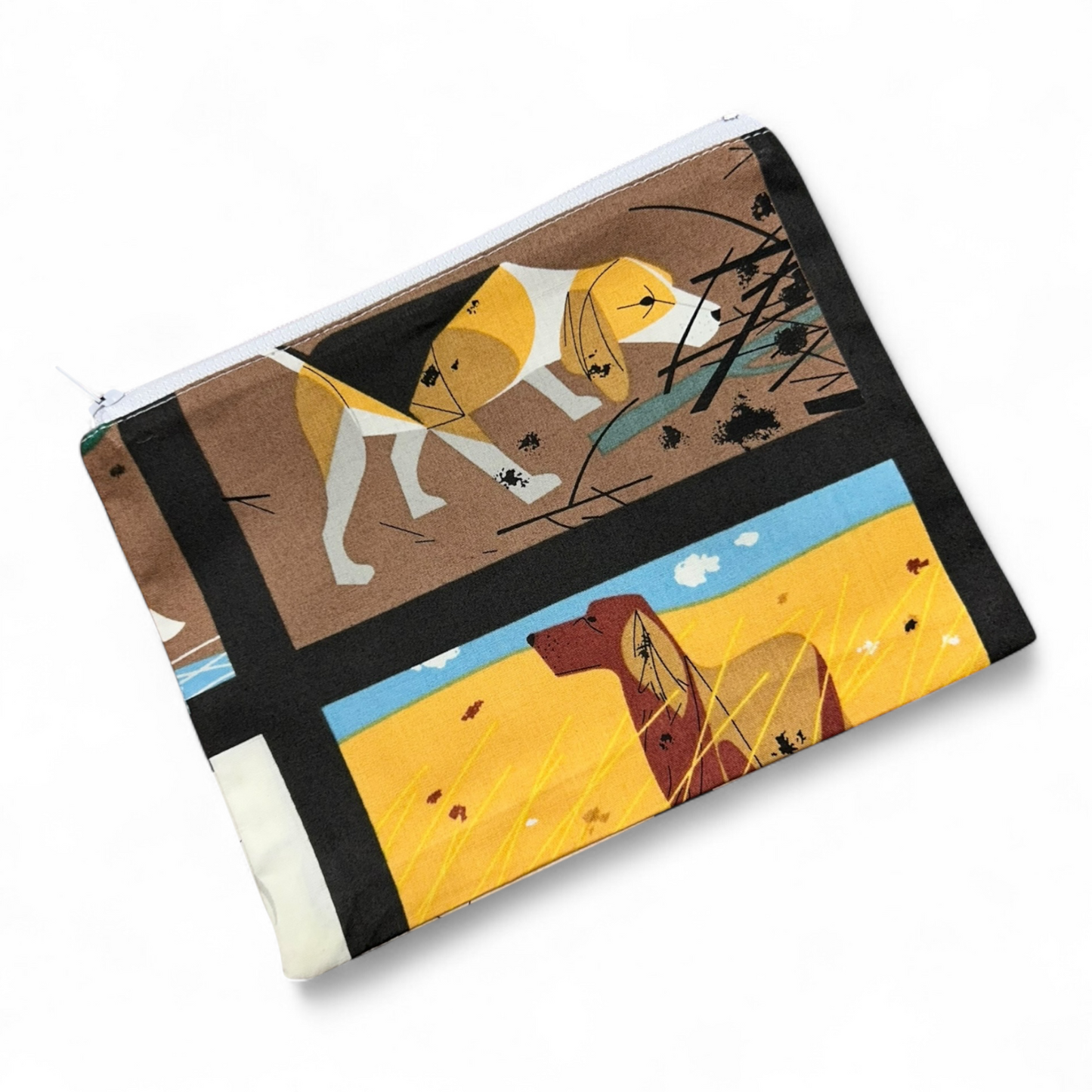 Pochette artigianale a tema cane Stile F fatta a mano a Milano - Lussianinda